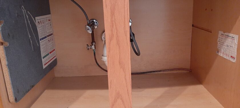 cabinet bottoms Water Damaged
